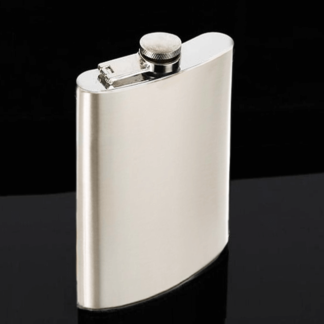 Plain Stainless Steel Flask