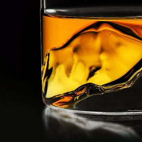 asama - whiskira - mountain glass - whiskey glass- whisky glass - gift - mountain whiskey glass with box