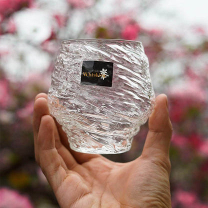 Sakura - Japanese Whiskey Glass - Cool Whisky Crystal Glass – Kori Whiskey