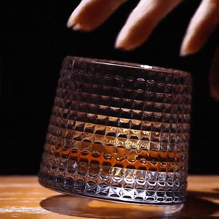 the whiskey lover set - whiskira - nosing glass - whiskey glass- whisky glass -globe decanter - gift - spinning glass with box -decanter with box - gift package
